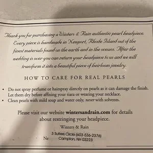 Winters & Rain | Accessories | Winters Rain Authentic Pearl  display picture 2